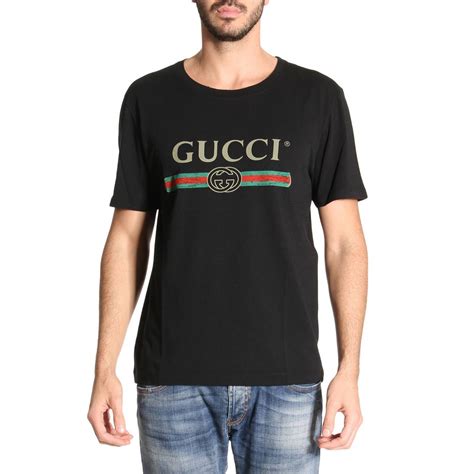 black gucci shirt women's|gucci t shirt black men.